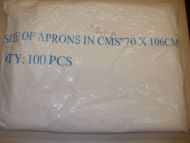 100 x Disposable Aprons