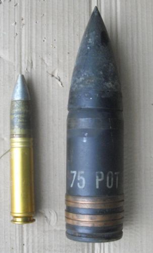 75mm AP French unfired head
