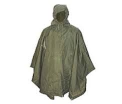 Green Poncho British Army