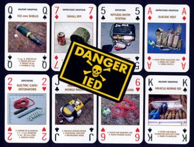 IED recognition cards