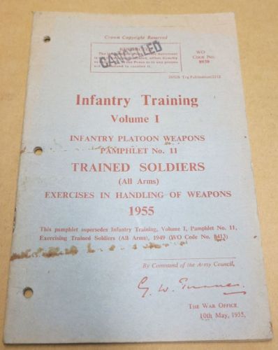 Weapons Handling manual 1955